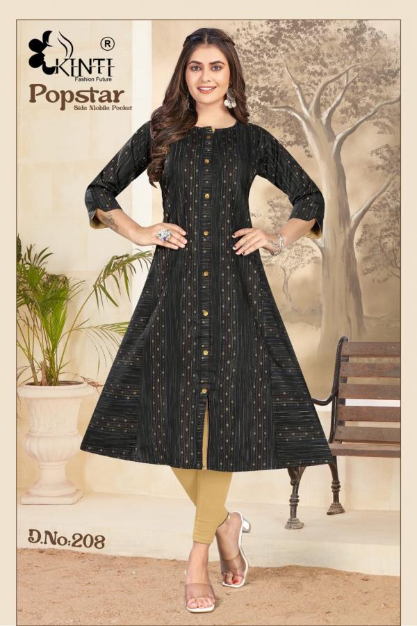 Kinti Popstar Vol 2 Designer Long Kurti Collection